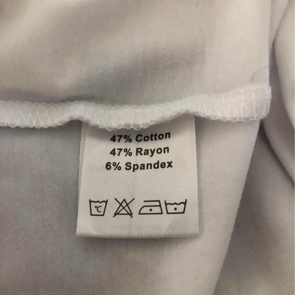 NWT Medium Sampeel Womens Short Sleeve Black White Brown Pocket Blouse C5560 - Picture 6 of 6